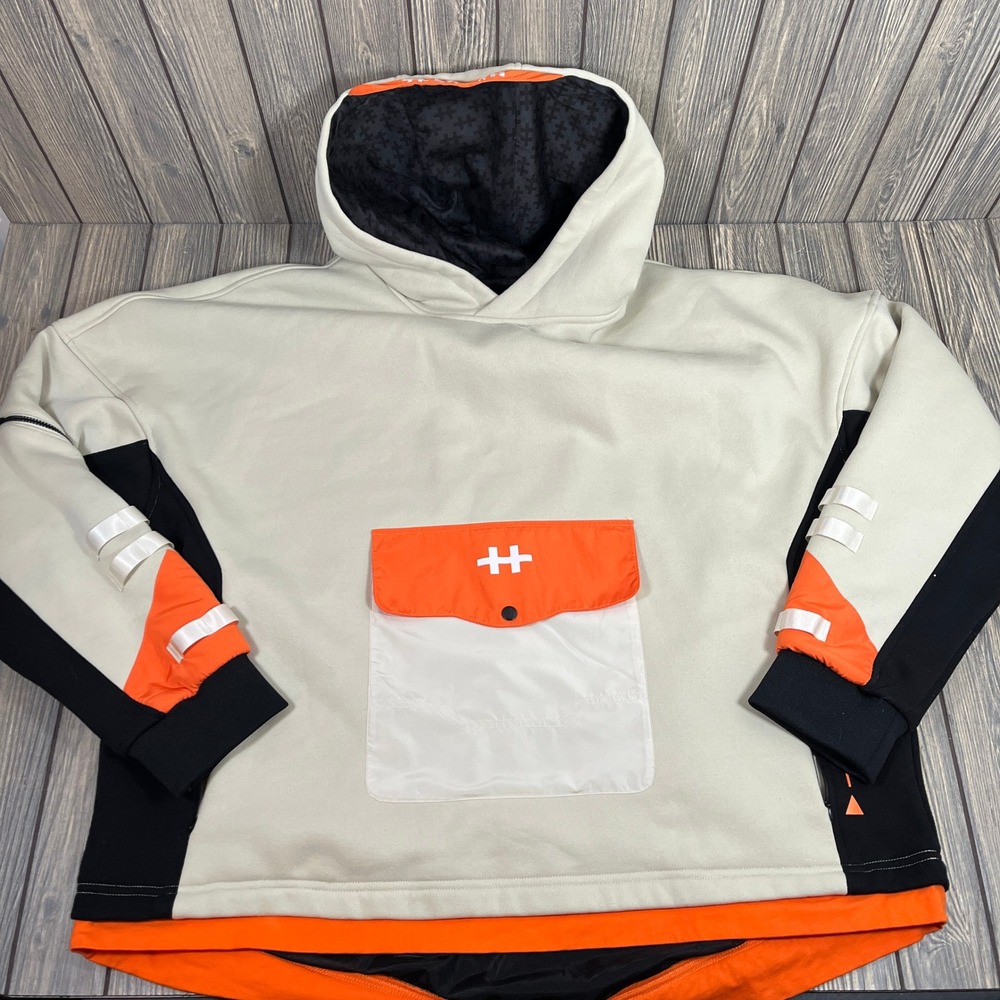 Bungie‎ Destiny Hakke Deep Explorer Hoodie Mens 4XL Tan Orange Gamer Casual